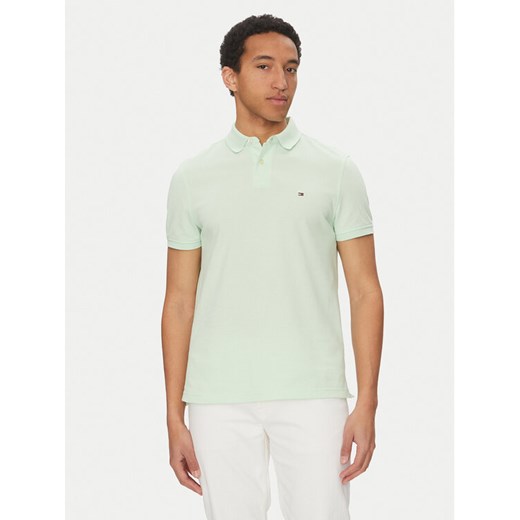 Tommy Hilfiger Polo 1985 MW0MW17770 Zielony Regular Fit ze sklepu MODIVO w kategorii T-shirty męskie - zdjęcie 182597739