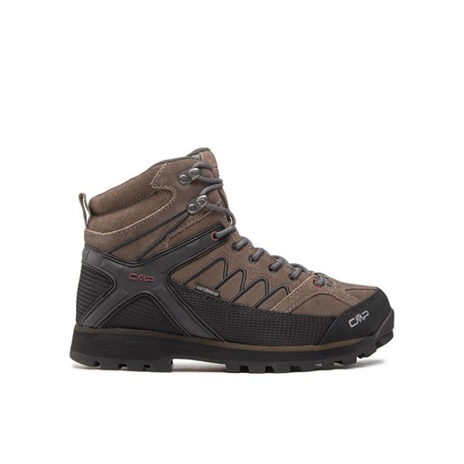 CMP Trekkingi Moon Mid Trekking Shoe Wp 31Q4797 Brązowy ze sklepu MODIVO w kategorii Buty trekkingowe męskie - zdjęcie 182597799
