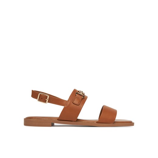 Nine West Sandały 678322-CCC Brązowy ze sklepu MODIVO w kategorii Sandały damskie - zdjęcie 182597895