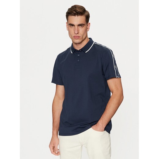Guess Polo M4YP40 KARS0 Granatowy Regular Fit ze sklepu MODIVO w kategorii T-shirty męskie - zdjęcie 182597898