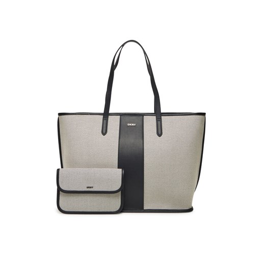 DKNY Torebka R44AGI09 Szary ze sklepu MODIVO w kategorii Torby Shopper bag - zdjęcie 182597915