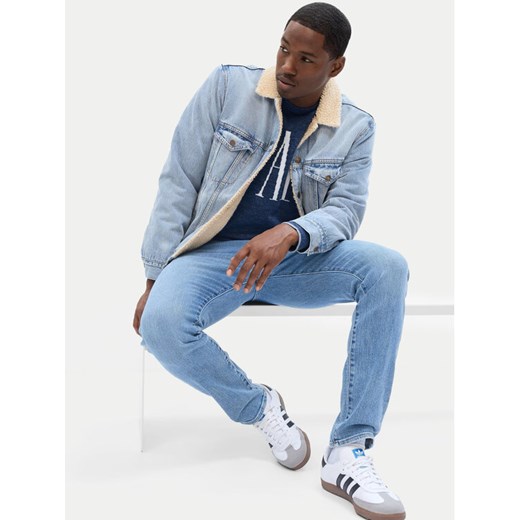 Gap Kurtka jeansowa 736375-02 Niebieski Regular Fit ze sklepu MODIVO w kategorii Kurtki męskie - zdjęcie 182598016