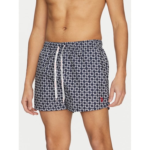 U.S. Polo Assn. Szorty kąpielowe MUP2531 Granatowy Regular Fit ze sklepu MODIVO w kategorii Kąpielówki - zdjęcie 182598118
