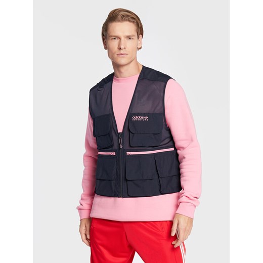 adidas Kamizelka Originals Adventure HK4986 Granatowy Regular Fit ze sklepu MODIVO w kategorii Kamizelki męskie - zdjęcie 182598126