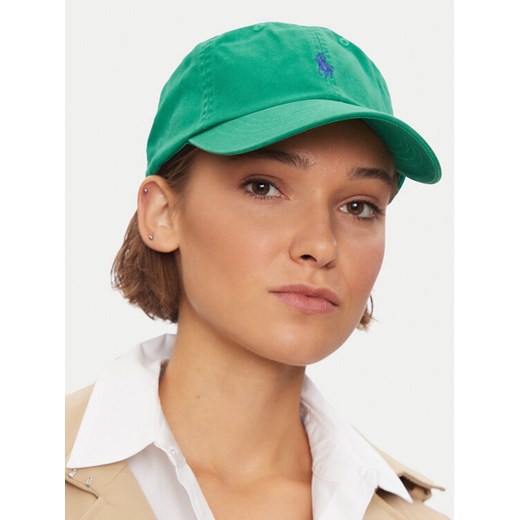 Polo Ralph Lauren Czapka z daszkiem 211912843002 Zielony ze sklepu MODIVO w kategorii Czapki z daszkiem damskie - zdjęcie 182598128