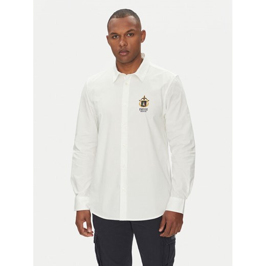 Aeronautica Militare Koszula 251CA1261CT3288 Biały Regular Fit ze sklepu MODIVO w kategorii Koszule męskie - zdjęcie 182598145
