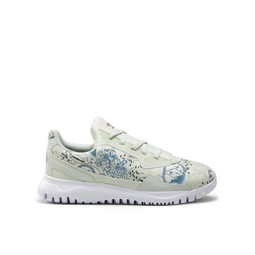 adidas Sneakersy Originals Flex J GX9245 Zielony ze sklepu MODIVO w kategorii Buty sportowe dziecięce - zdjęcie 182598179