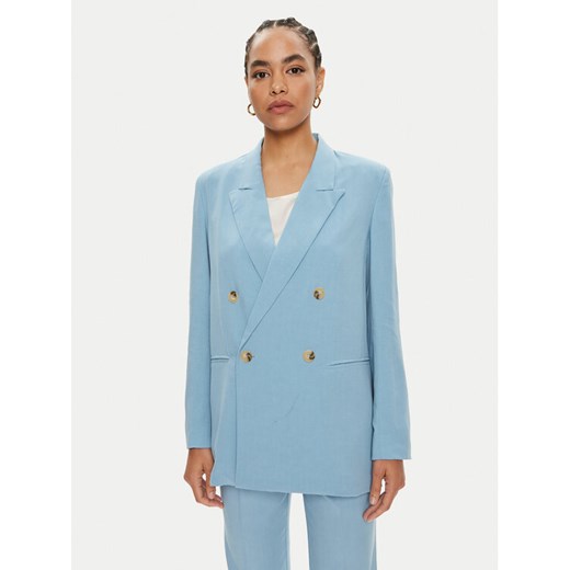 ViCOLO Marynarka TB1567 Niebieski Relaxed Fit ze sklepu MODIVO w kategorii Marynarki damskie - zdjęcie 182598206