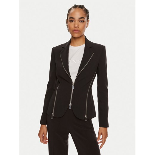 Pinko Marynarka La Teste Giacca . 104096 A20A Czarny Regular Fit ze sklepu MODIVO w kategorii Marynarki damskie - zdjęcie 182598289