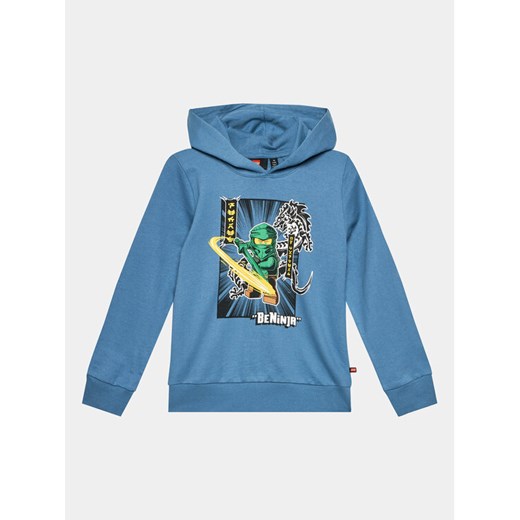 LEGO Bluza 12010824 Niebieski Regular Fit ze sklepu MODIVO w kategorii Bluzy chłopięce - zdjęcie 182598295