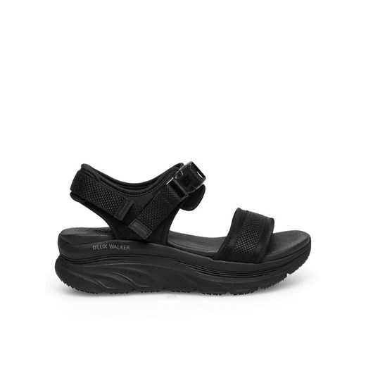 Skechers Sandały D'LUX WALKER 119824 BBK Czarny ze sklepu MODIVO w kategorii Sandały damskie - zdjęcie 182598298