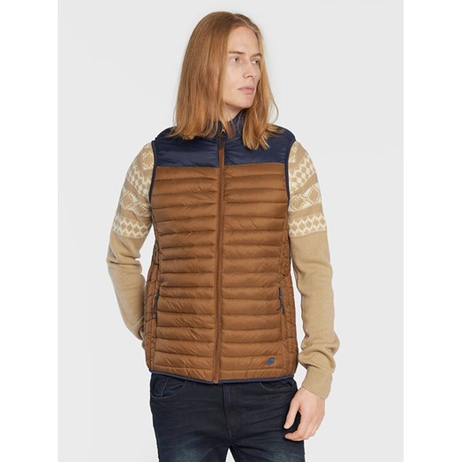 Blend Kamizelka 20714367 Brązowy Regular Fit ze sklepu MODIVO w kategorii Kamizelki męskie - zdjęcie 182598299