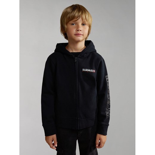Napapijri Bluza NP0A4HG7 D Czarny Regular Fit ze sklepu MODIVO w kategorii Bluzy chłopięce - zdjęcie 182598446