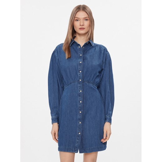 Pepe Jeans Sukienka jeansowa Julie PL953449 Niebieski Slim Fit ze sklepu MODIVO w kategorii Sukienki - zdjęcie 182598568
