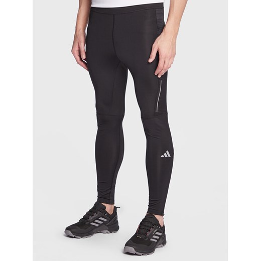 adidas Legginsy Own the Run Leggings HM8444 Czarny Fitted Fit ze sklepu MODIVO w kategorii Kalesony - zdjęcie 182598595