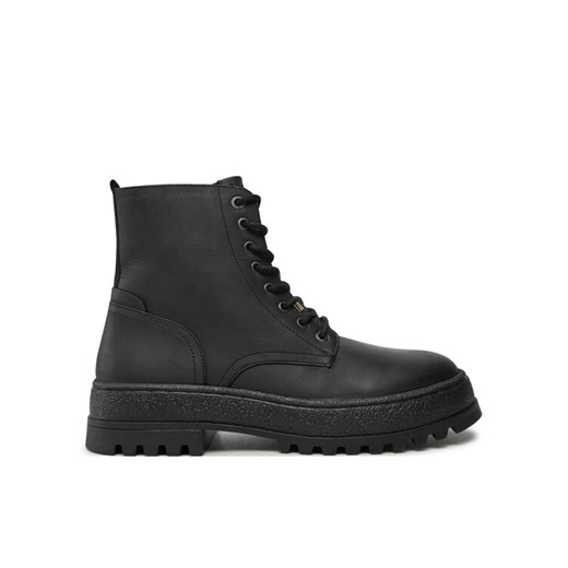 Pepe Jeans Trapery Lincoln PMS50258 Czarny ze sklepu MODIVO w kategorii Buty zimowe męskie - zdjęcie 182598617
