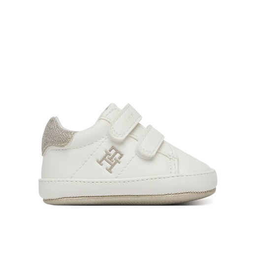 Tommy Hilfiger Sneakersy Low Cut Velcro Sneaker T0A9-33722-1528 Biały ze sklepu MODIVO w kategorii Buty sportowe dziecięce - zdjęcie 182598626