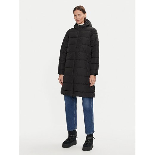 Whistler Kurtka zimowa Amaret W Long Puffer W234603 Czarny Regular Fit ze sklepu MODIVO w kategorii Kurtki damskie - zdjęcie 182598637