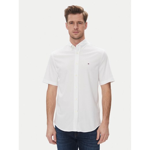 Tommy Hilfiger Koszula Performance MW0MW38663 Biały Regular Fit ze sklepu MODIVO w kategorii Koszule męskie - zdjęcie 182598665