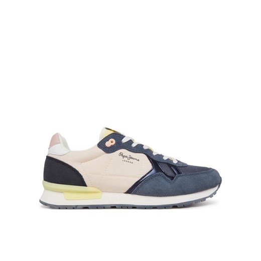 Pepe Jeans Sneakersy Brit Camp W PLS40038 Granatowy ze sklepu MODIVO w kategorii Buty sportowe damskie - zdjęcie 182598688