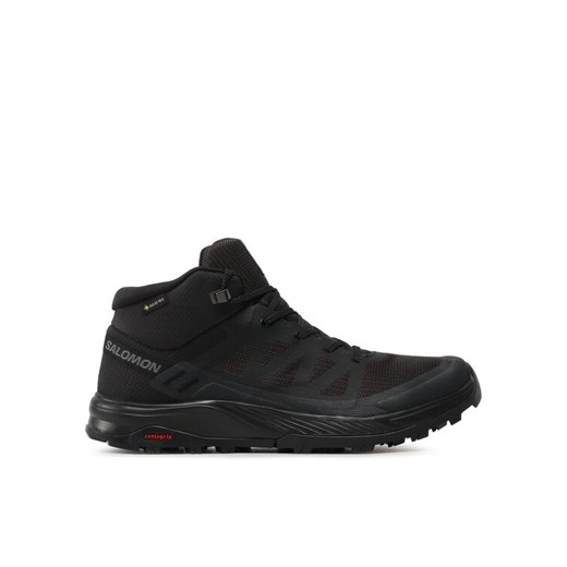 Salomon Trekkingi Outrise Mid Gtx L47143500 Czarny ze sklepu MODIVO w kategorii Buty trekkingowe męskie - zdjęcie 182598747
