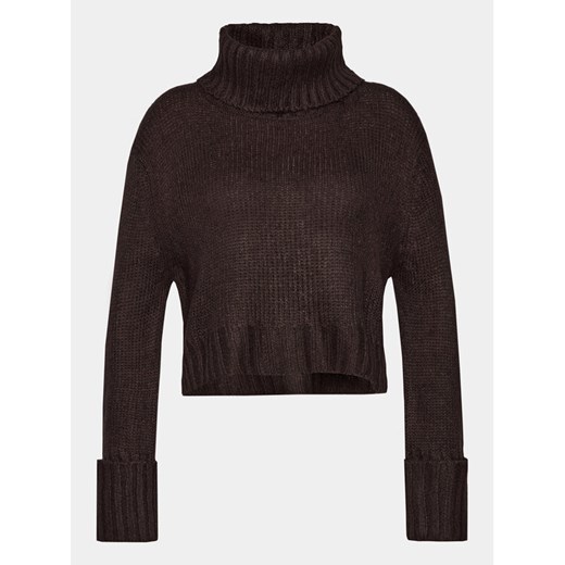Brave Soul Sweter LK-248CAPITSOBRW Brązowy Regular Fit ze sklepu MODIVO w kategorii Swetry damskie - zdjęcie 182598749