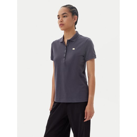 EA7 Emporio Armani Polo 7W000030 AF12450 U8115 Szary Regular Fit ze sklepu MODIVO w kategorii Bluzki damskie - zdjęcie 182598756