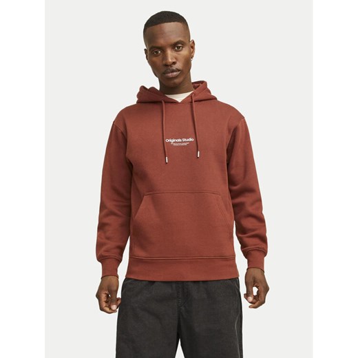 Jack&Jones Bluza Vesterbro 12241687 Brązowy Relaxed Fit ze sklepu MODIVO w kategorii Bluzy męskie - zdjęcie 182598775