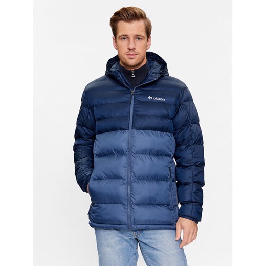 Columbia Kurtka zimowa Buck Butte™ Insulated Hooded Jacket Niebieski Regular Fit ze sklepu MODIVO w kategorii Kurtki męskie - zdjęcie 182598857