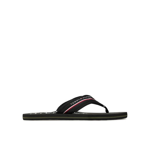 Tommy Hilfiger Japonki Web Beach Sandal FM0FM05340 Czarny ze sklepu MODIVO w kategorii Klapki męskie - zdjęcie 182598888