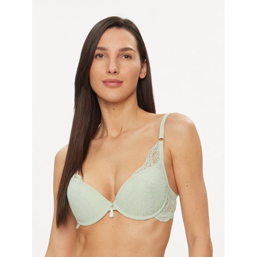 Selmark Biustonosz push-up Matilda 31113 Zielony ze sklepu MODIVO w kategorii Biustonosze - zdjęcie 182598908