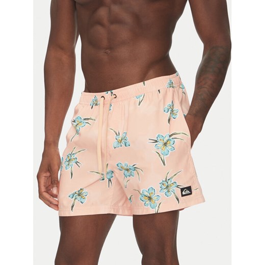 Quiksilver Szorty kąpielowe Everyday Straight Volley 15 EQYJV04121 Pomarańczowy Regular Fit ze sklepu MODIVO w kategorii Kąpielówki - zdjęcie 182598917