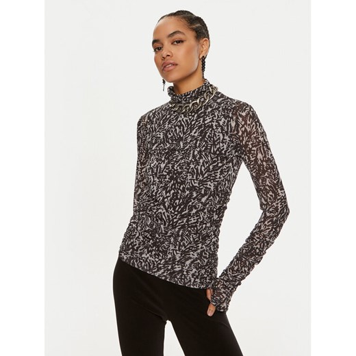 Patrizia Pepe Bluzka 8M1621 J221-YA19 Czarny Slim Fit ze sklepu MODIVO w kategorii Bluzki damskie - zdjęcie 182598919