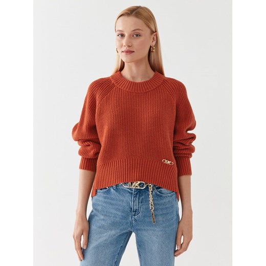 MICHAEL Michael Kors Sweter MF360NR6V1 Pomarańczowy Relaxed Fit ze sklepu MODIVO w kategorii Swetry damskie - zdjęcie 182598949