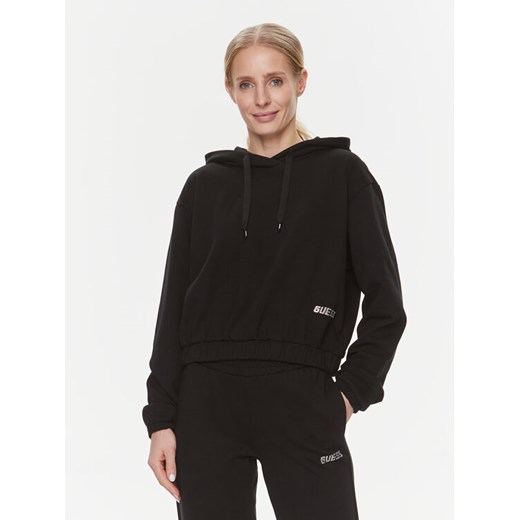 Guess Bluza Eleanora V4RQ09 KC5O0 Czarny Regular Fit ze sklepu MODIVO w kategorii Bluzy damskie - zdjęcie 182598976