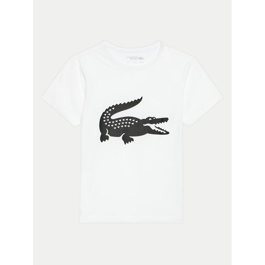 Lacoste T-Shirt TJ2910 Biały Regular Fit ze sklepu MODIVO w kategorii T-shirty chłopięce - zdjęcie 182599069