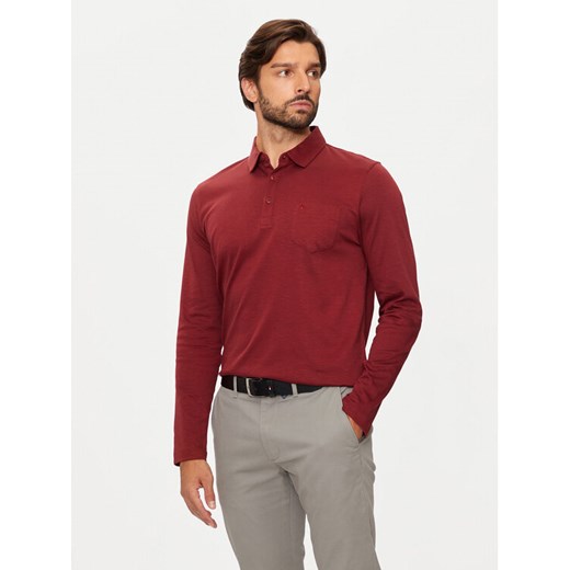 Pierre Cardin Polo C5 30604.3055 Bordowy Regular Fit ze sklepu MODIVO w kategorii T-shirty męskie - zdjęcie 182599145