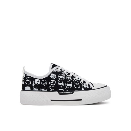 KARL LAGERFELD Trampki KL60612T Czarny ze sklepu MODIVO w kategorii Trampki damskie - zdjęcie 182599179