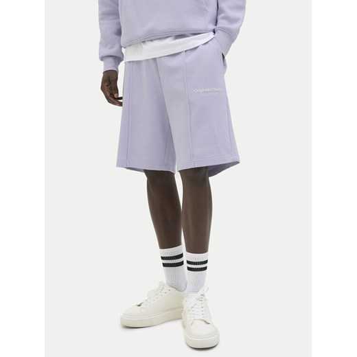 Jack&Jones Szorty sportowe Vesterbro 12252251 Fioletowy Relaxed Fit ze sklepu MODIVO w kategorii Spodenki męskie - zdjęcie 182599256