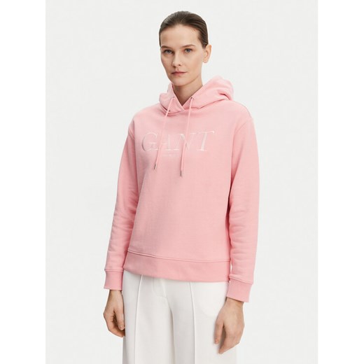 Gant Bluza 4200503 Różowy Regular Fit ze sklepu MODIVO w kategorii Bluzy damskie - zdjęcie 182599337
