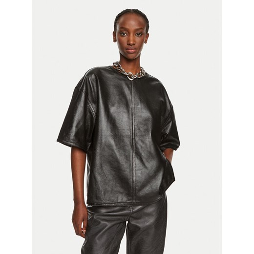 DAY BIRGER ÉT MIKKELSEN Bluzka Avril DAY65243200 Czarny Relaxed Fit ze sklepu MODIVO w kategorii Bluzki damskie - zdjęcie 182599366