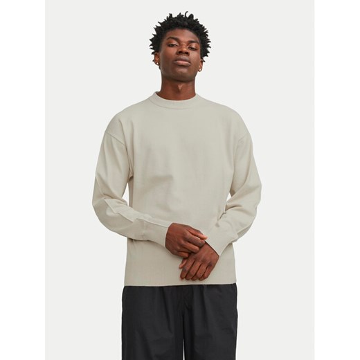 Jack&Jones Sweter Collective 12251556 Beżowy Relaxed Fit ze sklepu MODIVO w kategorii Swetry męskie - zdjęcie 182599405