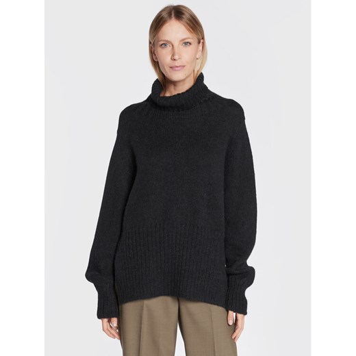 Herskind Golf Jojo 4506882 Czarny Relaxed Fit ze sklepu MODIVO w kategorii Swetry damskie - zdjęcie 182599509