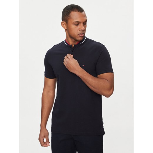 Tommy Hilfiger Polo Mao MW0MW34752 Granatowy Slim Fit ze sklepu MODIVO w kategorii T-shirty męskie - zdjęcie 182599536