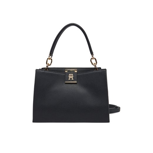 Tommy Hilfiger Torebka Th Her Mini Tote AW0AW17190 Czarny ze sklepu MODIVO w kategorii Torebki damskie - zdjęcie 182599539