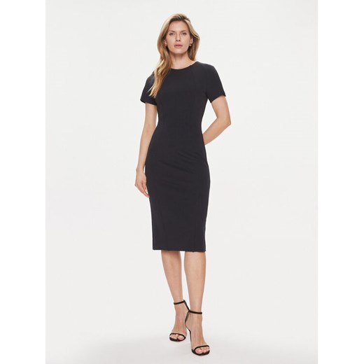 Boss Sukienka koktajlowa Dukeva 50505952 Granatowy Slim Fit ze sklepu MODIVO w kategorii Sukienki - zdjęcie 182599586
