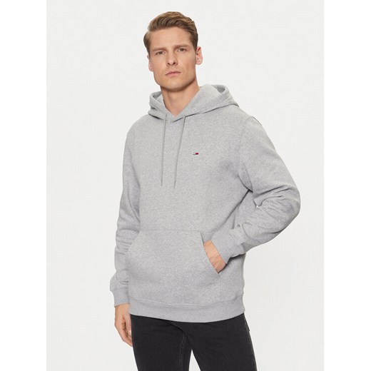 Tommy Jeans Bluza DM0DM20742 Szary Regular Fit ze sklepu MODIVO w kategorii Bluzy męskie - zdjęcie 182599605