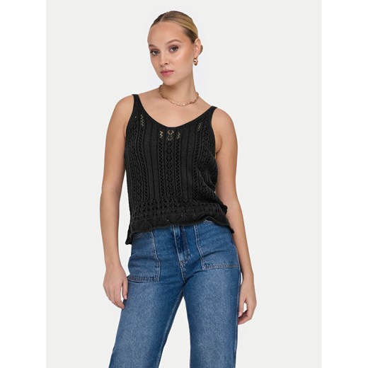 ONLY Top Lyzet 15277573 Czarny Regular Fit ze sklepu MODIVO w kategorii Bluzki damskie - zdjęcie 182599608