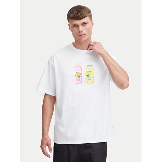 Solid T-Shirt 21108243 Biały Relaxed Fit ze sklepu MODIVO w kategorii T-shirty męskie - zdjęcie 182599649