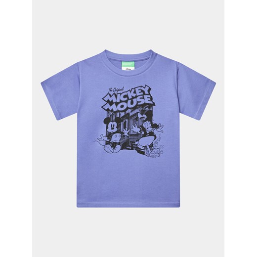 United Colors Of Benetton T-Shirt 3096G10B3 Fioletowy Regular Fit ze sklepu MODIVO w kategorii Koszulki niemowlęce - zdjęcie 182599679